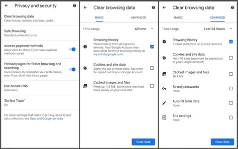 how to clear history in mobile chrome