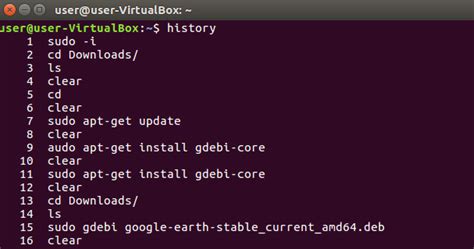 how to clear history in terminal ubuntu