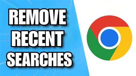 how to clear search in chrome