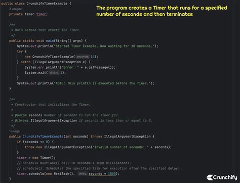 how to code a timer in java