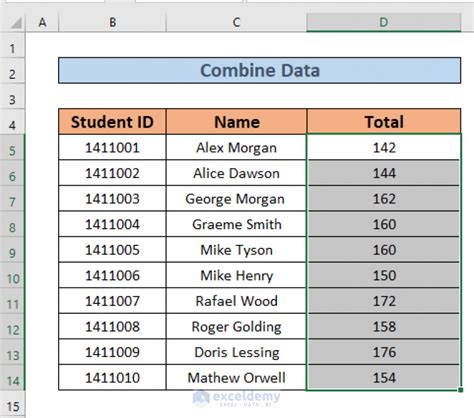 how to combine data from multiple sheets