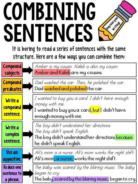 How To Combine Sentences Wyzant Lessons Combining Sentences Exercises With Answers - Combining Sentences Exercises With Answers