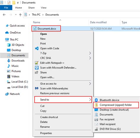 how to compress files with zip
