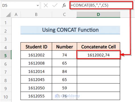 how to concatenate comma in excel
