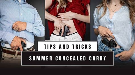 how to conceal carry in summer