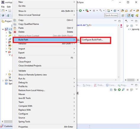 how to configure java build path in eclipse IDE