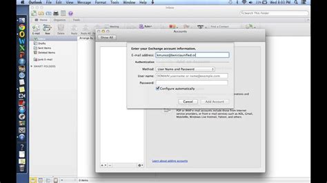 how to configure outlook in macbook pro