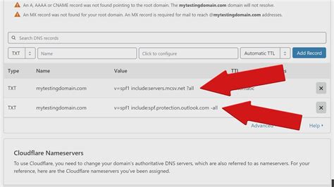 how to configure spf record in dns