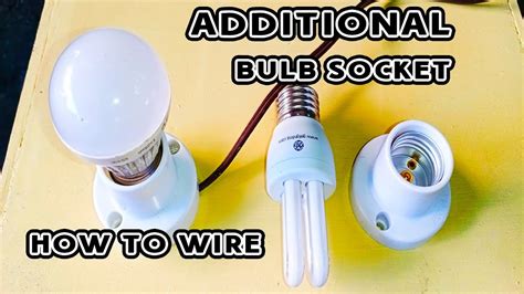 how to connect bulb with wire