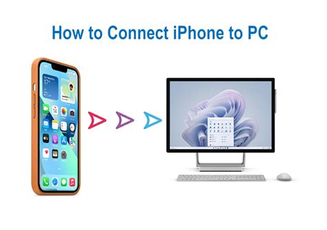 how to connect iphone in pc