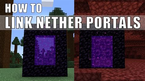how to connect portals in minecraft