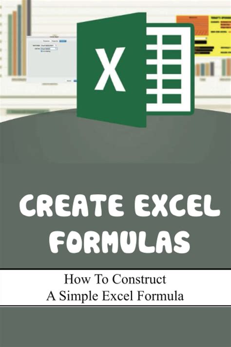 how to construct a formula in excel