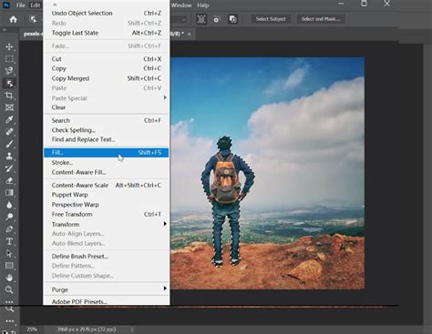 how to content aware in photoshop