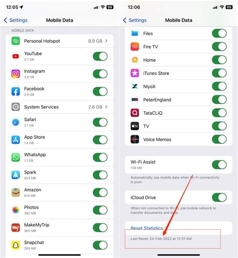 how to control data usage in iphone