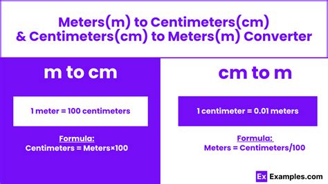 how to convert from meters to centimeters