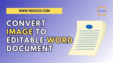 how to convert picture to editable text