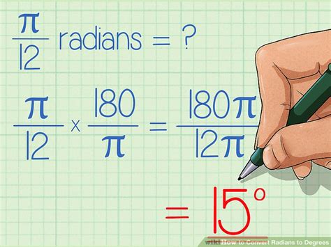 how to convert radians and degrees