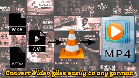 how to convert video using vlc