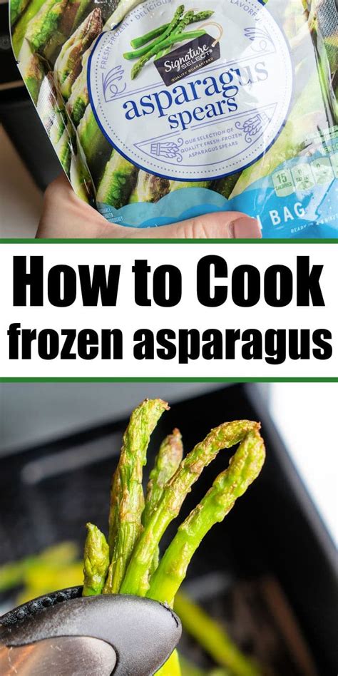 how to cook frozen asparagus in microwave