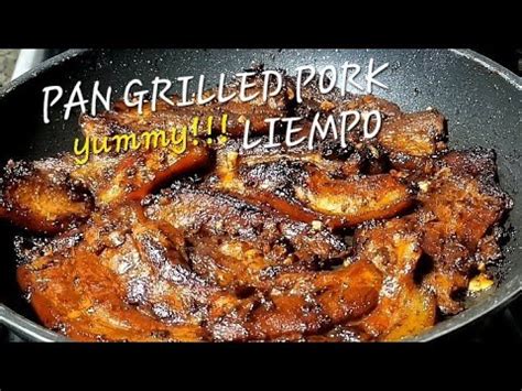 how to cook liempo in pan