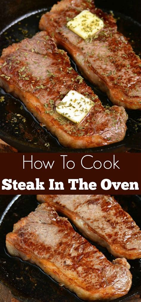 how to cook steak in the over