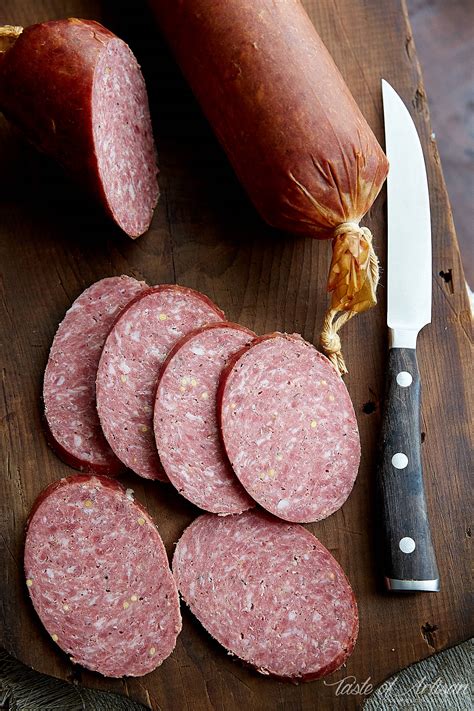 how to cook summer sausage in casing