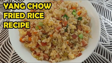 how to cook yang chow fried rice
