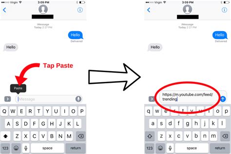how to copy and paste in iphone