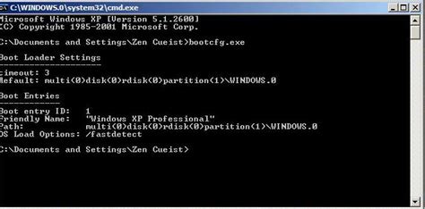 how to copy boot ini in xp