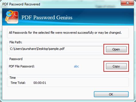 how to copy from password protected pdf