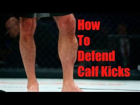 how to counter calf kicks