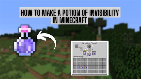 how to craft invisibility potion minecraft