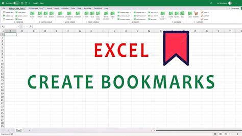 how to create a bookmark in excel