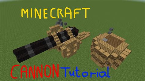how to create a cannon in minecraft