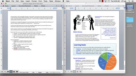 how to create a handout in word