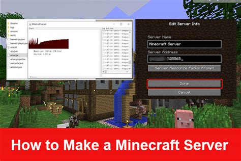 how to create a minecraft server java