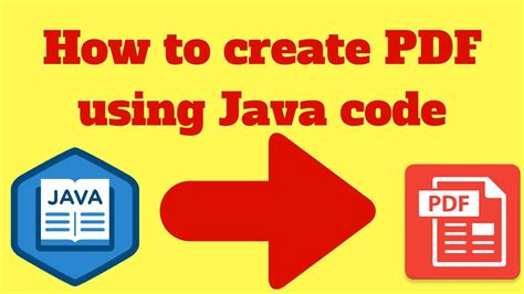 how to create a pdf in java