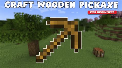 how to create a pickaxe in minecraft