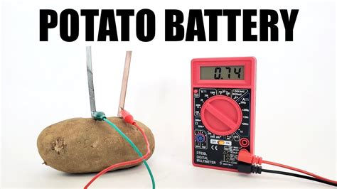 How To Create A Potato Battery 13 Steps Potato Battery Science Experiment - Potato Battery Science Experiment