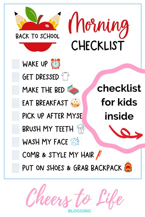 How To Create A School Morning Routine Super 6th Grade Morning Routine - 6th Grade Morning Routine