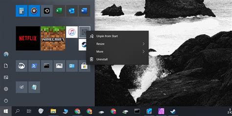 how to create a start menu shortcut