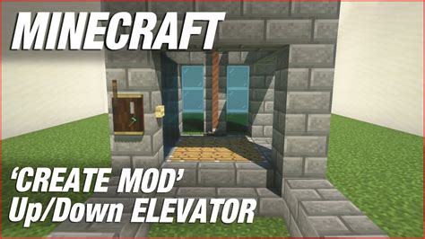 how to create an elevator in minecraft