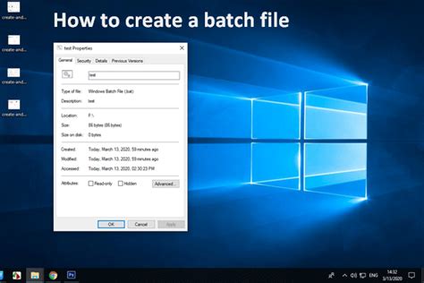 how to create batch file in windows
