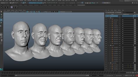how to create blend shapes in maya