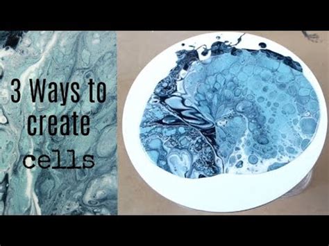 how to create cells in resin art