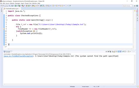 how to create checked exception in java