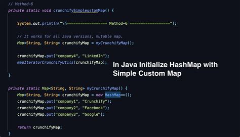 how to create custom hashmap in java