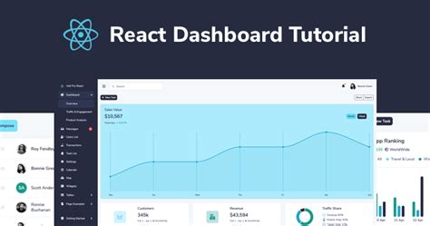 how to create dashboard in react js