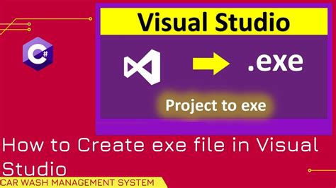 how to create exe file in visual studio 2015 YouTube