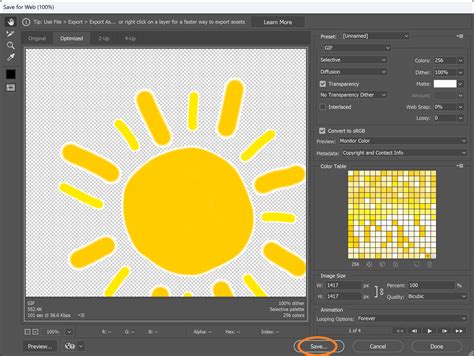 how to create gif file in photoshop